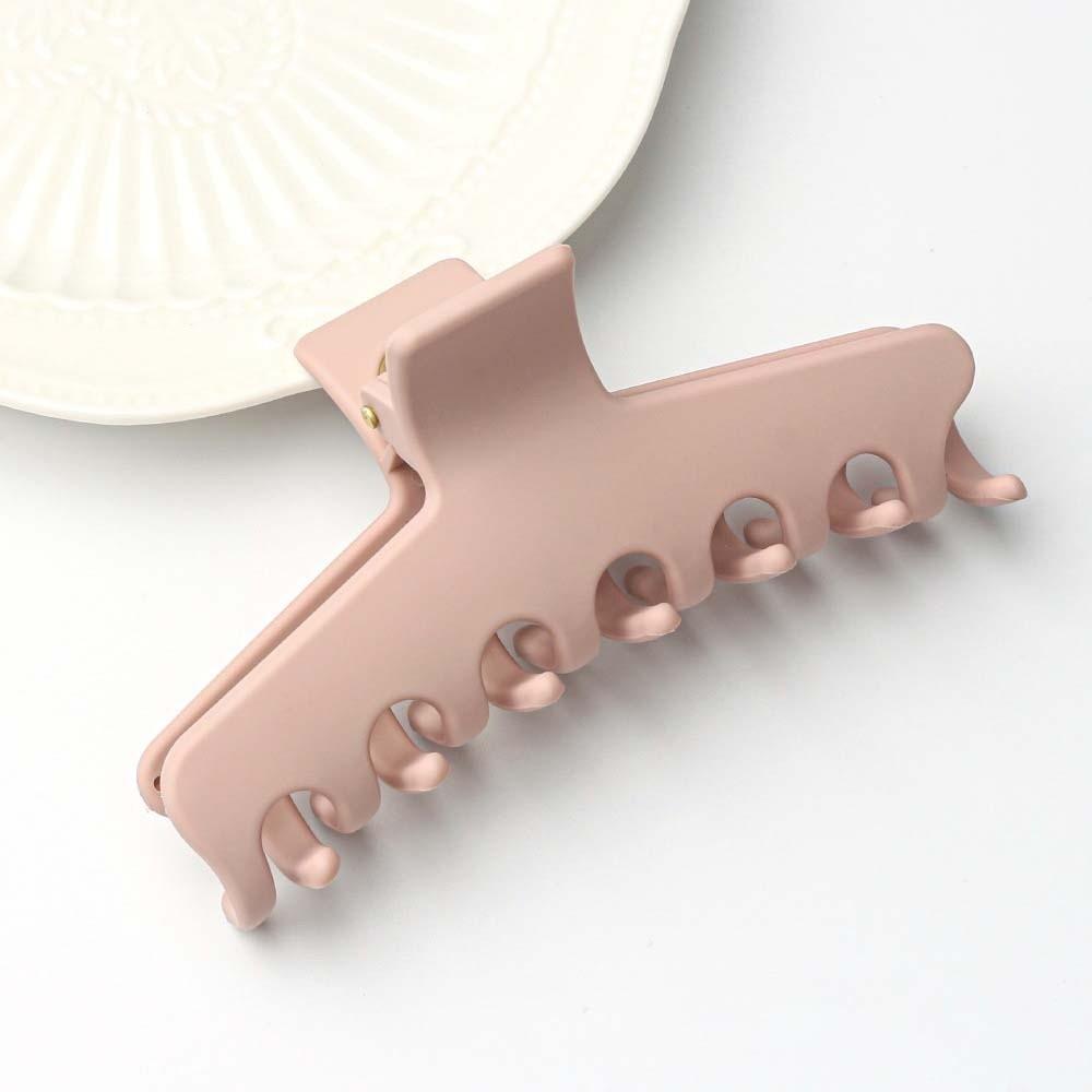Korean Style Silicone Shark Clip Safe Solid Color Shark Clip Elastic Plastic Hair Claw Girls