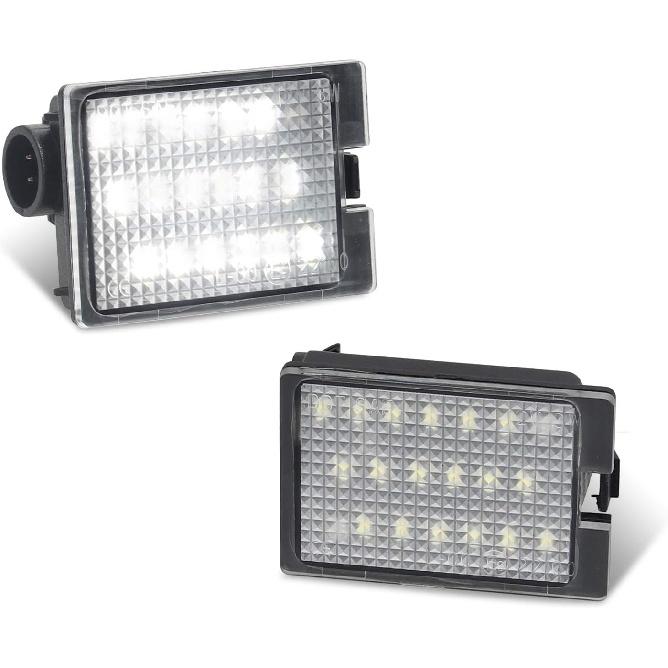 RUXIFEY LED License Plate Light Tag Lights Compatible With Dodge Durango 2014- Pickup Truck, 6000K White, Pack Of 2