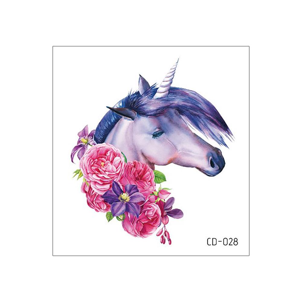 Waterproof Temporary Tattoos for Kids - Flamingo & Unicorn Designs