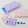 Diamonds Shape Clay Rolling Mold Crafting Tool Plastic Texture Pendant Moulds Suitable for 2 Size Beads Jewelry Making