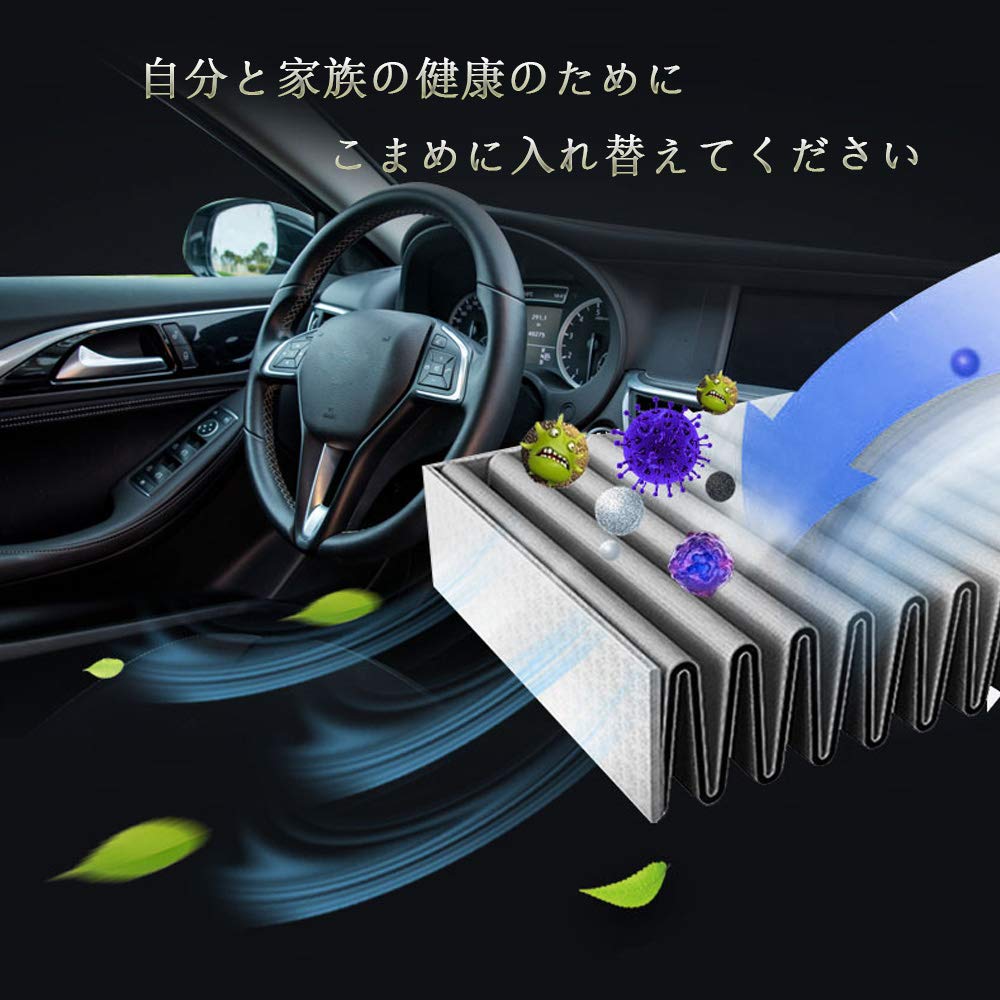 Dualmax 95860-72M01 95860-72M01 Car Air Conditioner Filter with Special 3-Layer Structure & Activated Carbon,