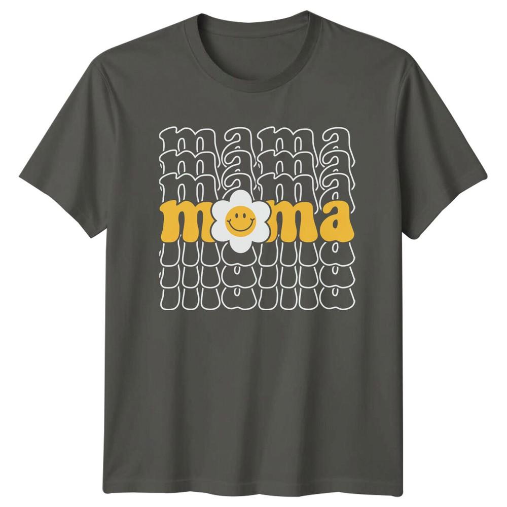 Groovy Mama Daisy TShirt Retro Mothers Day Gift Mama S