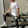Anta Running Series Printed Letter Crew Neck Pullover Short Sleeve T-Shirt Men Tops Pure-White 152217104-2