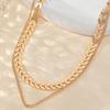 New Beads Women'S Neck Chain Pearl Choker Necklace Gold Color Goth Chocker Jewelry On The Neck Pendant