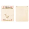 Handbemalte Muttertags-Plakette Ornament Geschenke für Mama DIY Handabdruck Schild 2D Flache Dekoration Holzblumen-Bastelarbeit Muttertag