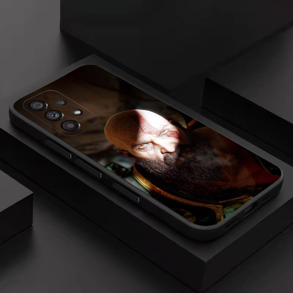 Cool G-God of W-War Game Phone Case For Samsung S 26,25,24,23,22,30,21,10,9,Ultra,Plus,Lite,FE,4,5G Black Soft Case