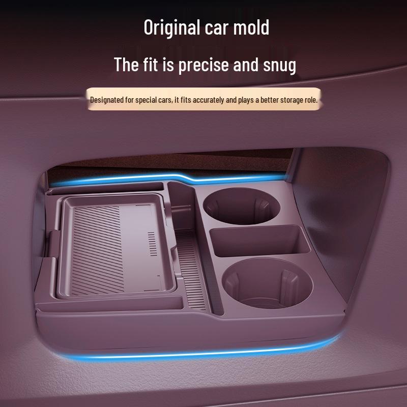 Suitable for 25 Lantu FREE+ Models: Silicone Console Storage & Glasses Case Car Accessory.