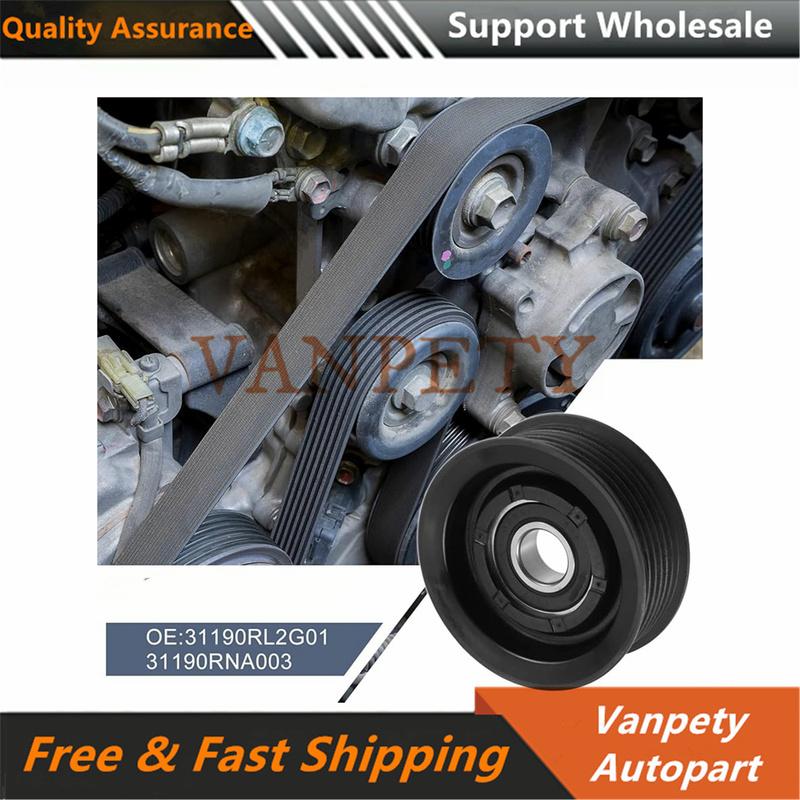 OEM# 31190-RL2-G01 31190-RNA-003 Tensioner Pulley For Honda CRV  2.0L City 1.8 ACCORD 2.0L CIVIC 1.6L FR-V 1.8L 2007-2015