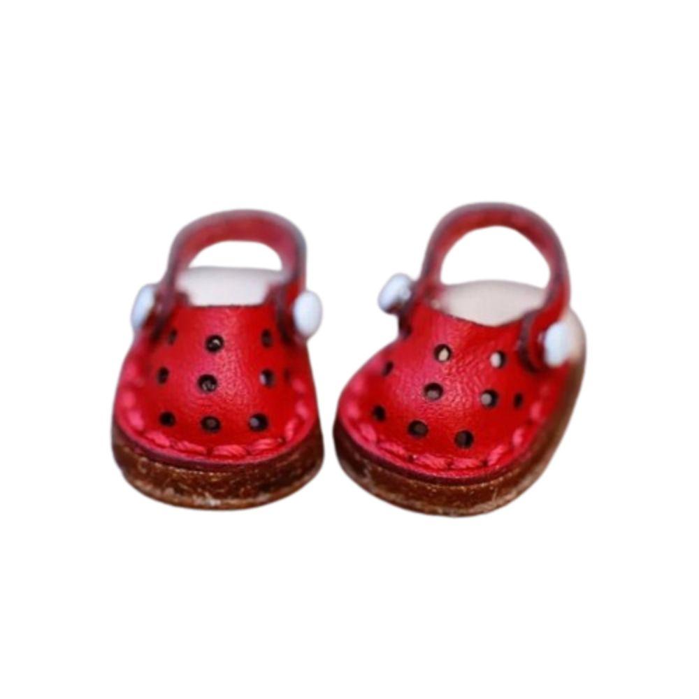 1Pair Dress Up Ob11 Handmade Shoes Sandal Sandals Holala Boots Casual Hole Doll Shoes  Girls