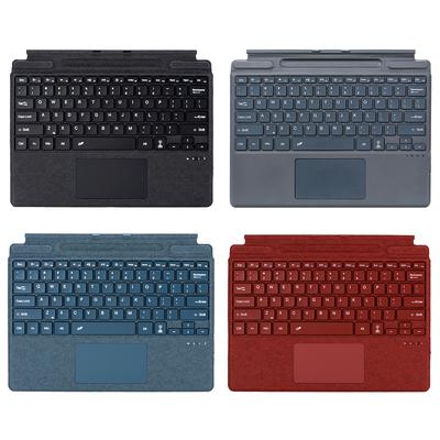 Bluetooth-kompatible magnetische kabellose Tastatur mit 7-farbiger Hintergrundbeleuchtung, ultradünne Tastatur für Microsoft Surface Pro 8/9/X/10/11