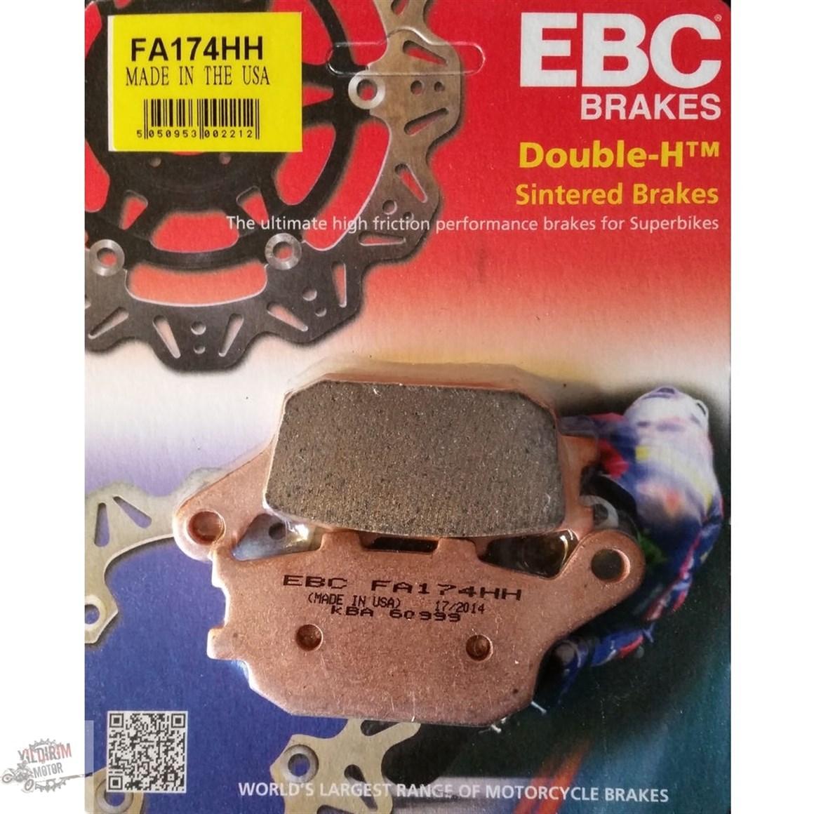 

Fa174Hh Honda Crf1100L Africa Twin Ebc Sinterli Arka Fren Balat