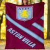 1pc Aston Villa Theme Blanket - Digital Print, Polyester, Cozy for All Seasons, Perfect for Outdoor, and Travel