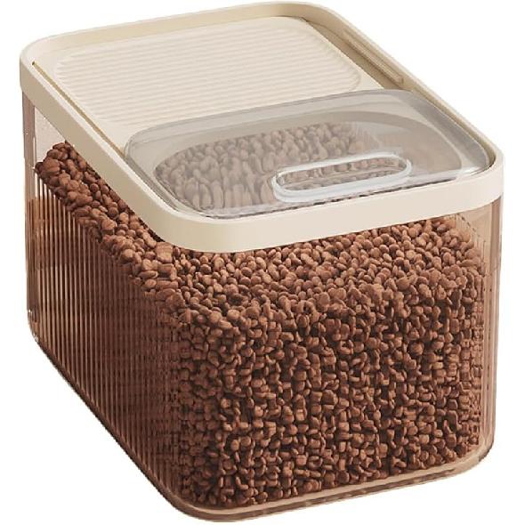 

Герметичный контейнер для хранения корма для домашних животных, до 30 фунтов, для собак, кошек и других домашних животных, контейнер для хранения корма с мерным стаканом (Прозрачный, 30 фунтов) 9 pounds прозрачный