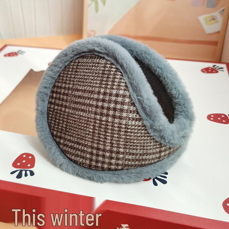Korean Style Cute Women's Winter Earmuffs - Thick, Lined, Warm, Anti-Freeze Ear Protectors