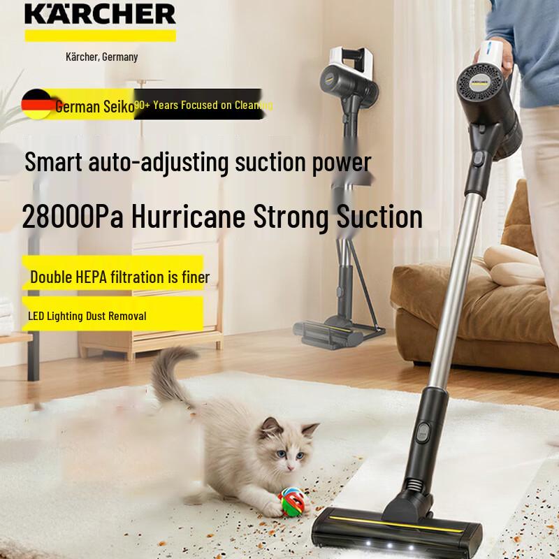 Karcher KVA3 Smart Cordless Handheld Vacuum Cleaner for Home & Car