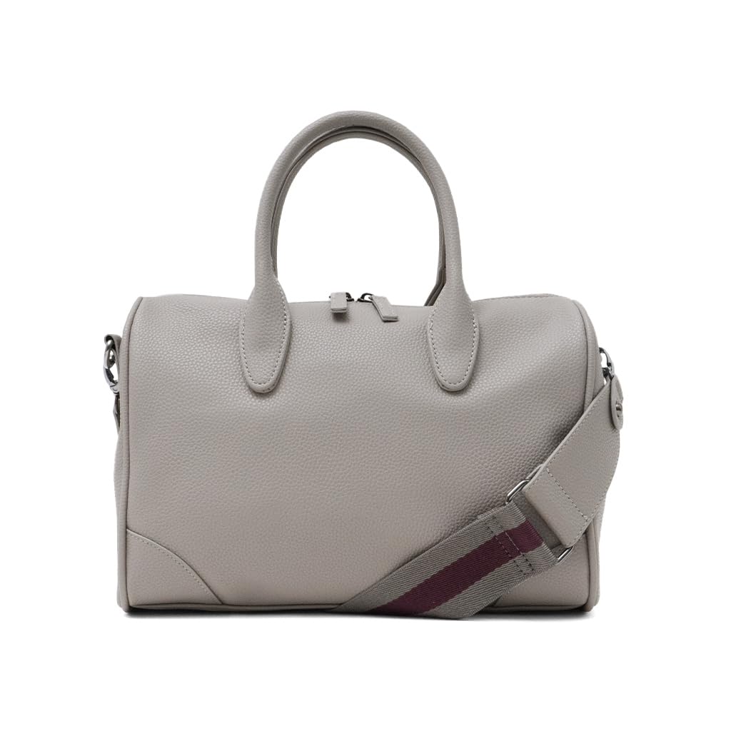 

Vita Felice Striped Shoulder Mini Boston Bag for Women [VITAFELICE] 2-way inb-10070p (Light Gray)