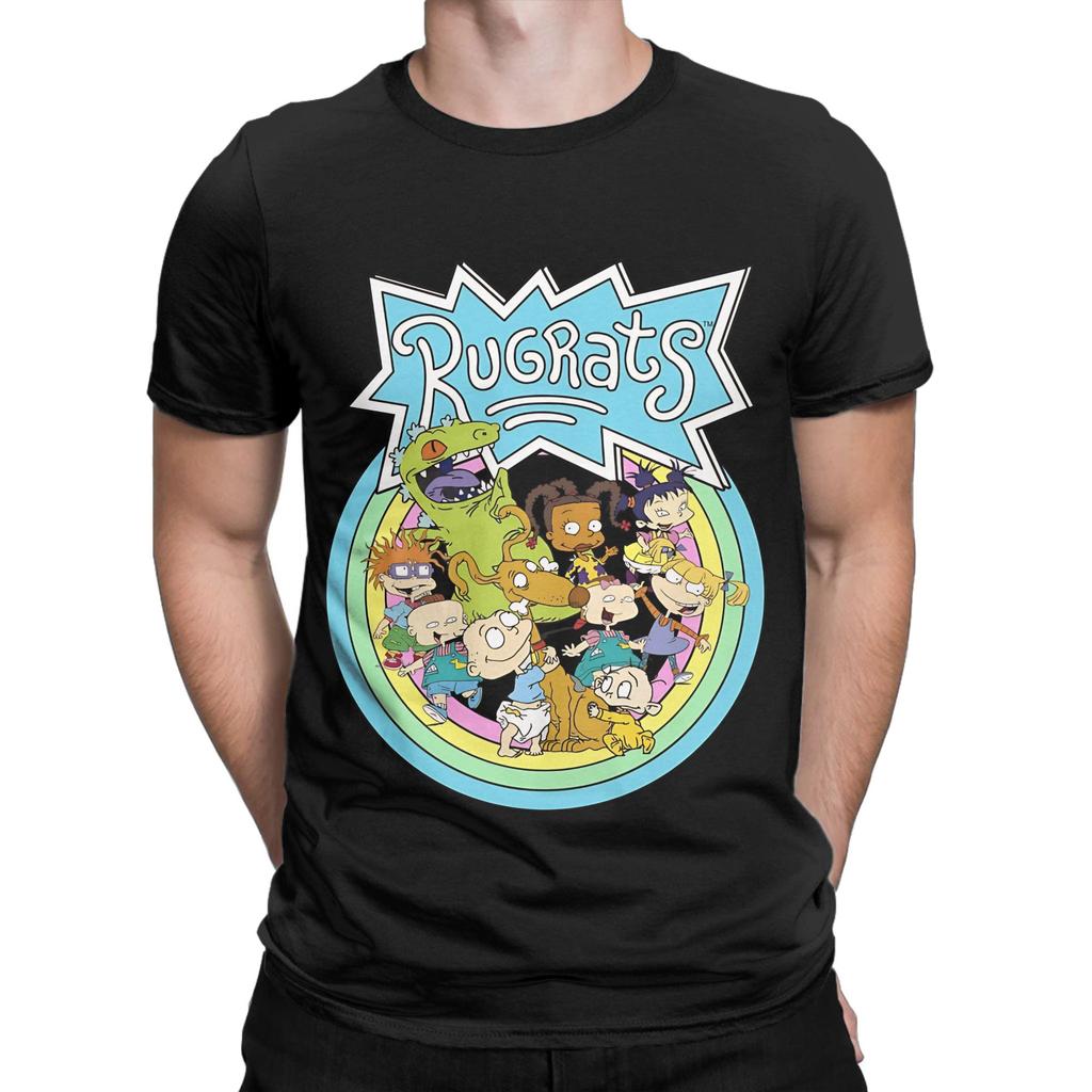 rRugarts Rainbow Circle Group SRetro Poster Novelty Graphic 100% Cotton T-Shirt rRugarts Tees T