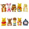 10Pcs Figure Model Winnie Pooh Bear Tigger Piglet Action Mini PVC Cartoon Ornament Miniature for Gift