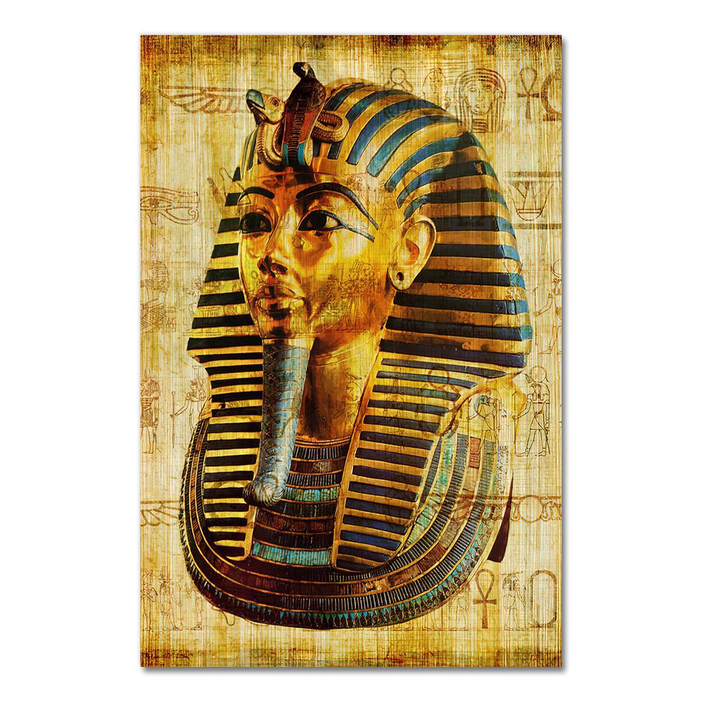 Retro ägyptische Landschaft Wandbild für Wohnzimmer religiöse Malerei Leinwand Kunst Poster und Drucke Heimdekoration ohne Rahmen