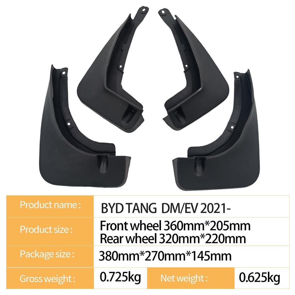 BYD Tang DM/EV 2021 Mudguard for Extended Foreign Trade