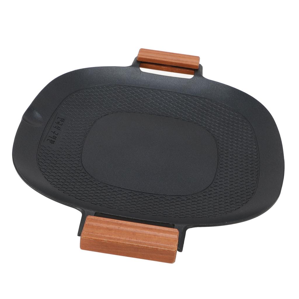 BBQ Grill Pan Anti Stick Multifunctional Uniform Heating Stovetop Grill Pan for Outdoor Camping