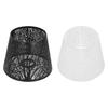 Lamp Shade with Pattern of Trees Barrel Metal Lampshade Light Shade for Table Lamp Floor Light Cafe Living Room Restaurant