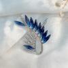 Blue Branch Brooch, 82-002 Decorative Lapel Pin for Clothing and Accessories