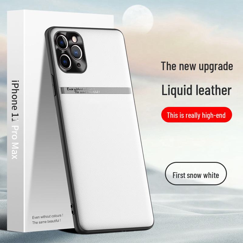 Anti-Fall Liquid Leather Case for Apple 11 Pro Max | One-Piece Anti-Protective Cover