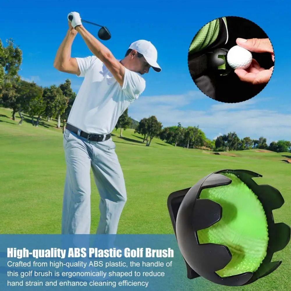 Attaches To Belt Golf Ball Cleaner Lightweight Wearable Golf Brush Portable Golf Ball Washer  Gifts