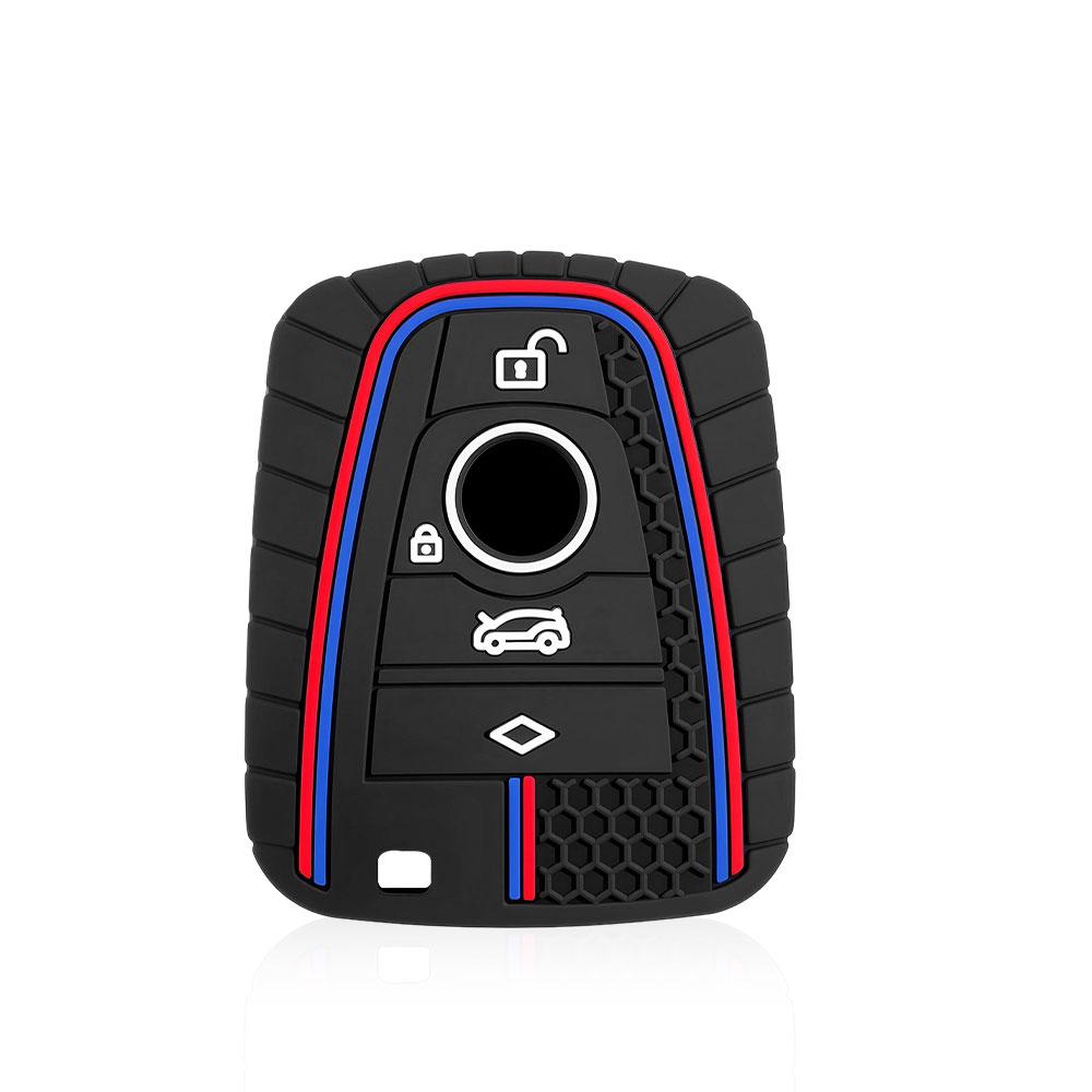 

Silicone Car Smart Remote Key Case Cover For BMW I3 I8 Series Car interior Key Bag Keychian Styling Accessories чорний