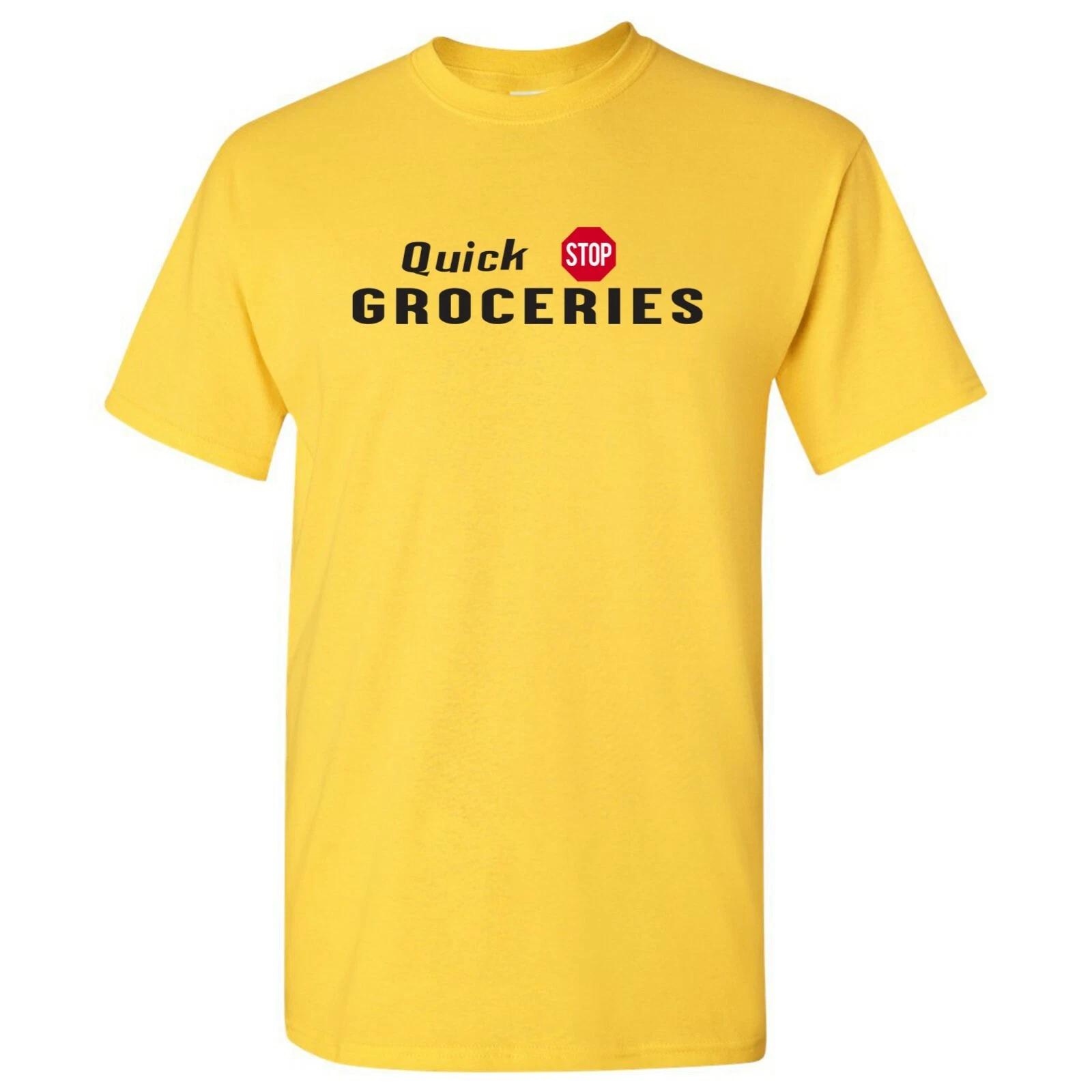Quick Stop Groceries - Classic Movies Comedy Cult Store T Shirt - Daisy 4XL