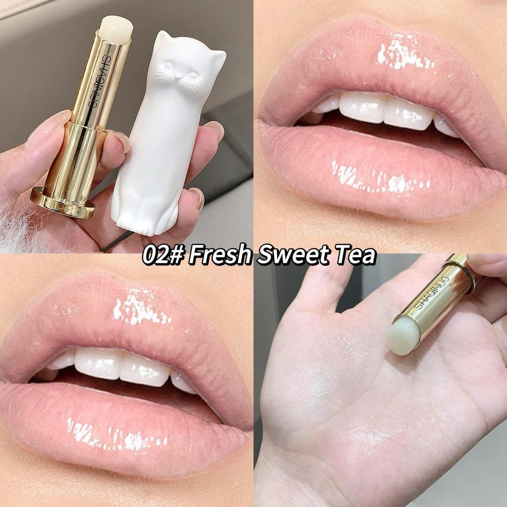 SHAQINUO Cat-Inspired Lip Balm Nourishing for Chapped Lips Long-Lasting Moisture Ideal For Autumn And Winter Hydrating Lip Care