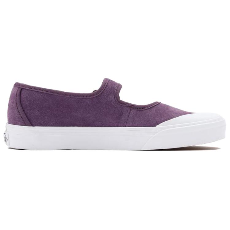 Vans Style 93 Leather Fashion Comfortable Flat Mary Jane Shoes Women shoes Purple VN000CRRCIF
