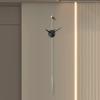 Morden Wall Clocks Metal Watches Silent Clocks Round Wall Decoration Products Creative Light Luxury Artistic Unique Design