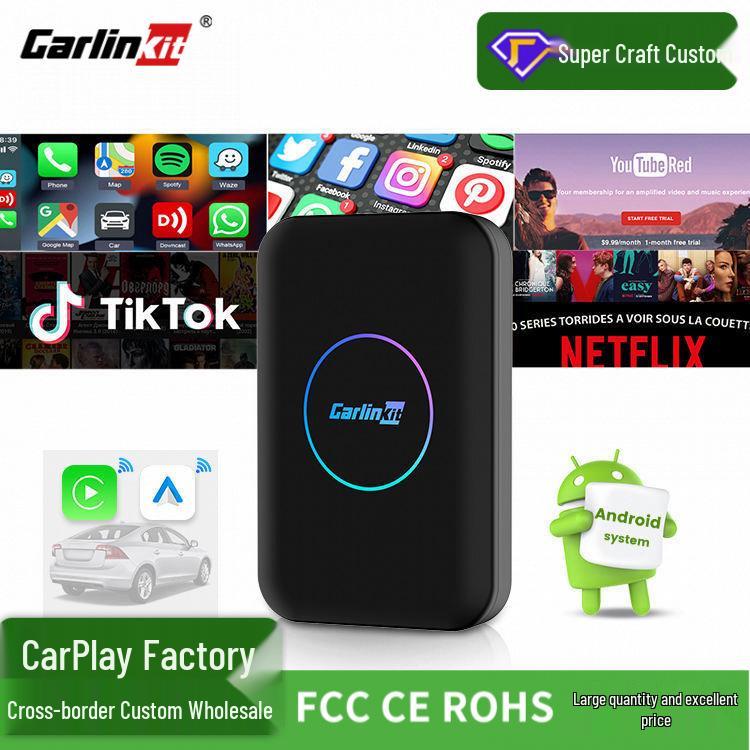 Custom Carlinkit Wired To Wireless CarPlay Adapter - Android 13.0 HDMI Box