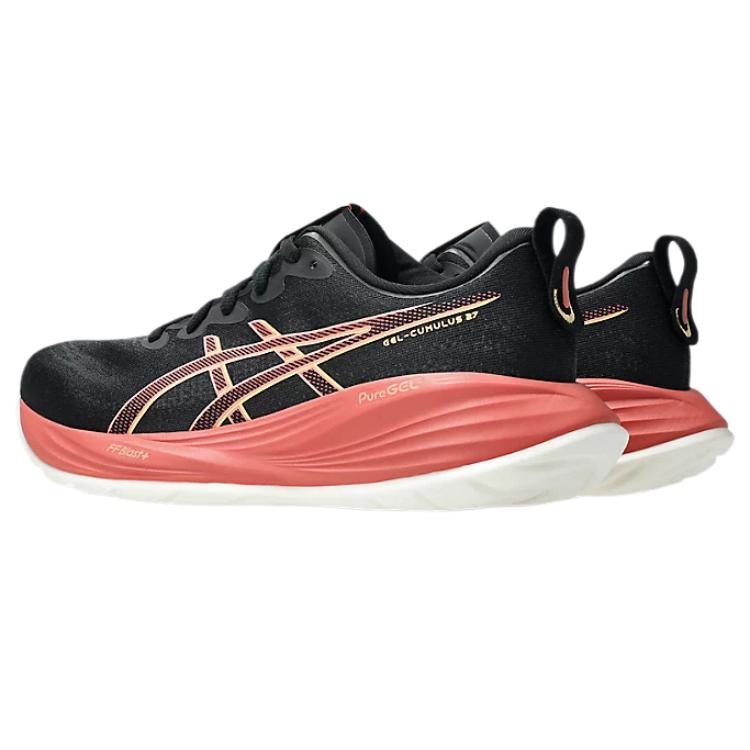 Asics Gel-Cumulus 27 Fashionable Minimalist Trendy Aesthetic Low-Top Running Shoes Women Sneaker Black 1012B772-003