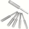 16pcs Diamond Chainsaw Sharpener Set, Titanium Coated Corundum Grinding Bits for Chain Saw, Artificial Jade, Glass, Metal, Wood Sharpening-Uncharged