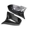 Carbon Fiber Look Schwarz auto Rückspiegel Abdeckung Kappen für BMW 5 6 7 Serie F10 F11 F18 F07 F12 F13 F06 F01 F02 LCI