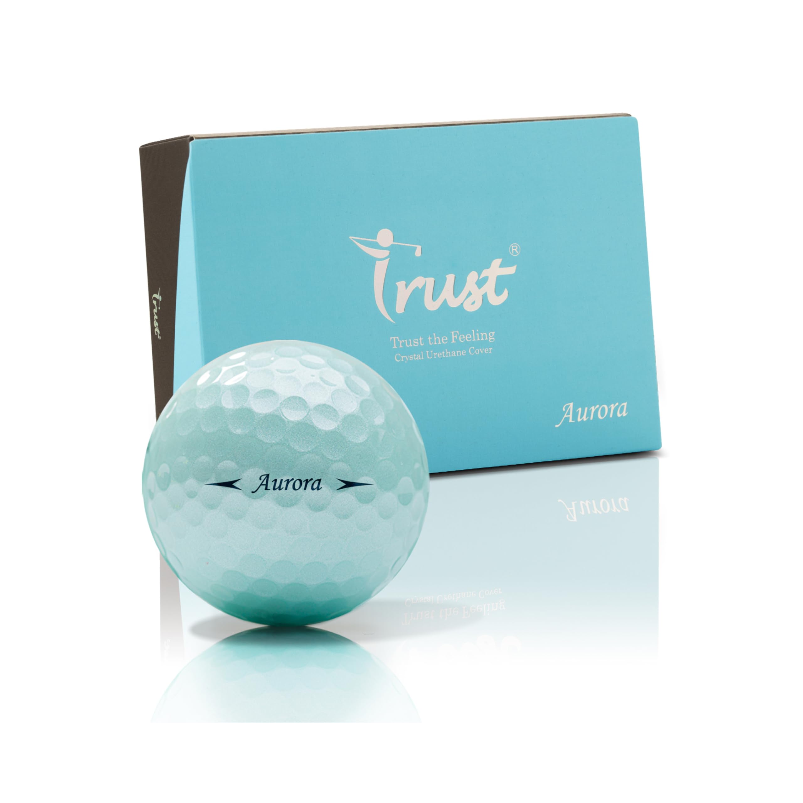 

М ячі для гольфу Trust 2026 та Crystal з уретановим реактивним ядром 1 дюжина Aurora Aurora Унікальні, привабливі, для дальньої дистанції, прямі, зупиняючі. обкладинка,