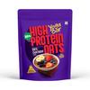 Yogabar 26g Ovesné vločky s vysokým obsahem bílkovin 1kg, Tmavá čokoláda - Snídaňové cereálie z celozrnných obilovin, 26 % bílkovin & Bez přidaného cukru - Ovesné vločky s vysokým obsahem bílkovin do posilovny -