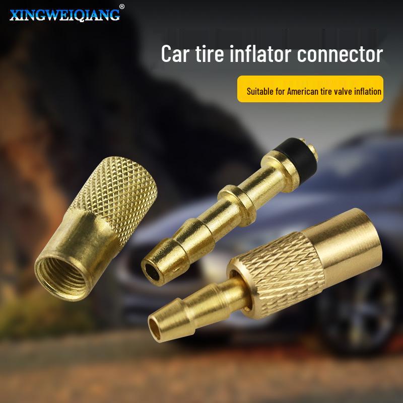 HC3 Car Tire Inflator Head Connector & Double Bar Pump Nozzle Valve