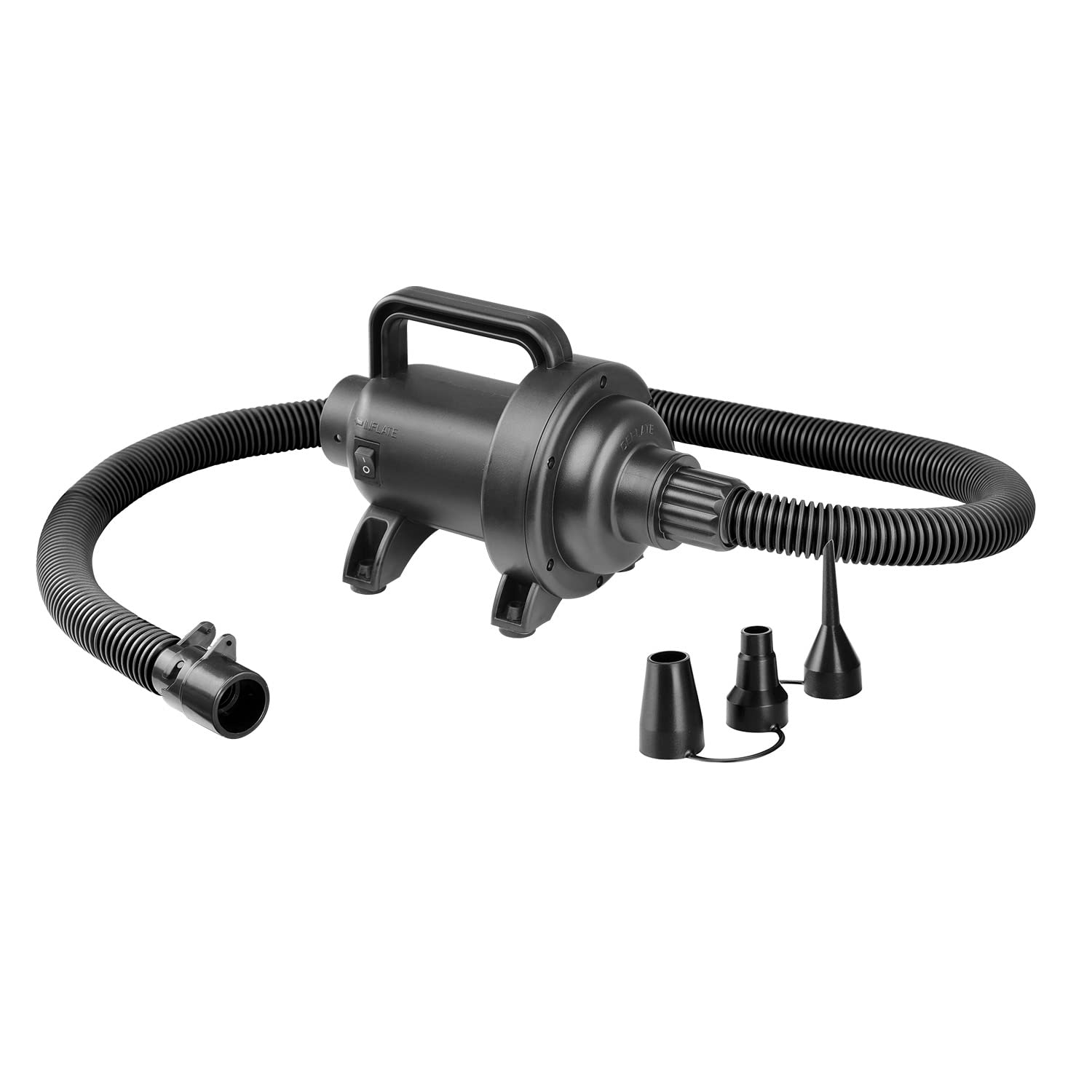 

XPOWER Air Pump Large Power Electric Pump for Outdoor Air Bed Camping Mattress Boat Pool Sandy Beach Toys AP-142 чорний