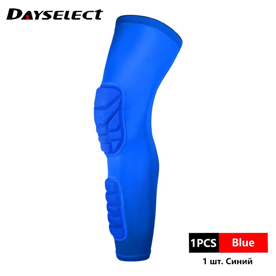 1Pcs Sports Knee Pads Extended Breathable Leg Warmers Anti-Slip Shock Absorption Double Anti-Collision Outdoor Sport Men Women