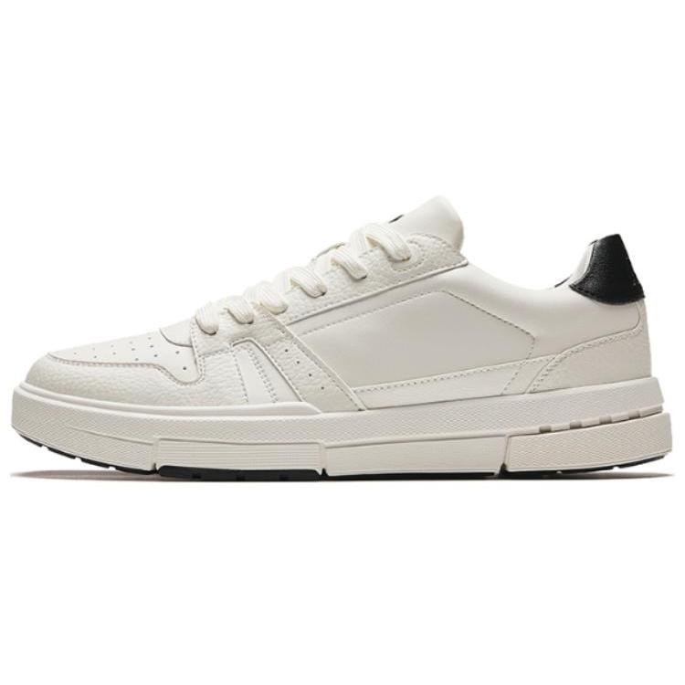 Anta Life Collection Cushioning, Wear Resistant Low top Skateboard Shoes Men's White 112428053-5