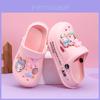 Kid's Summer Slip-on Eva Clog Shoes For Girls With Breathable Comfortable Design And Cartoon Pattern