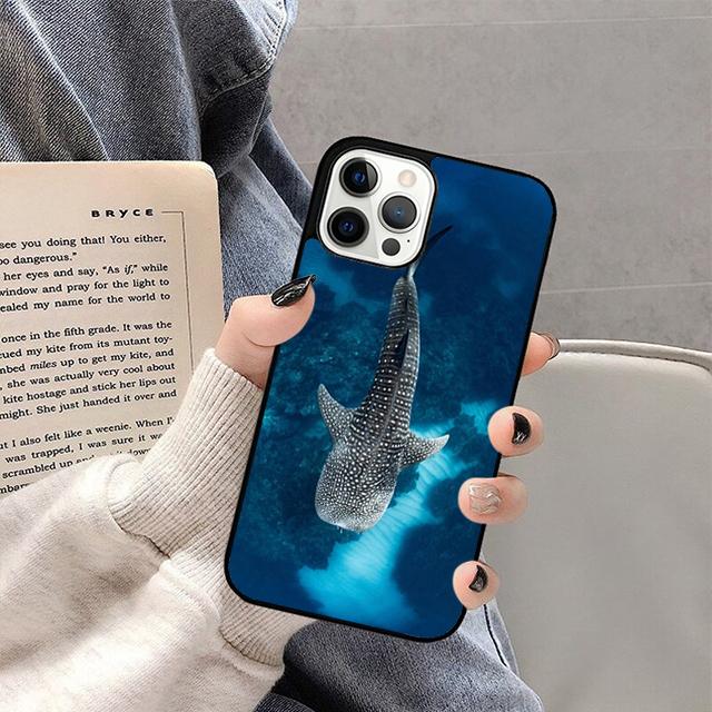 Whale Sharks Fish Phone Case For iPhone 17 Air 16 15 14 13 12 11 Pro Max Plus Max Cover Shell coque
