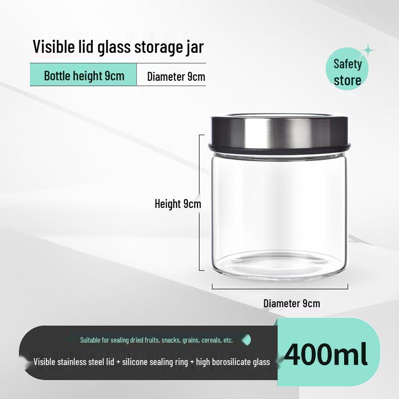 High-Quality Glass Sealed Kitchen Jar for Grains, Cereals, and Pickling