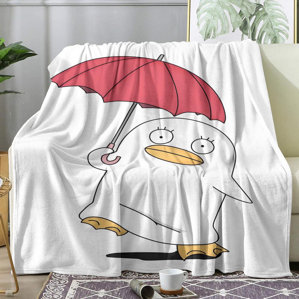 G-Gintama Elizabeth Throw Soft Flannel Throw Summer AC Blanket Lightweight Cool Nap Blanket for Sofa Bed Couch Travel