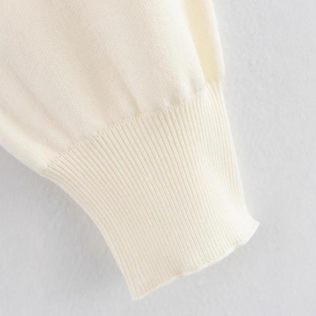 2025ZA Women's Spring/Fall Fashion Buttoned Knitted Cardigan & Skirt Set