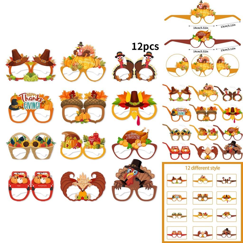 Paper Costume Glasses Photo Props For Kids And Adults Halloween And Festive Events